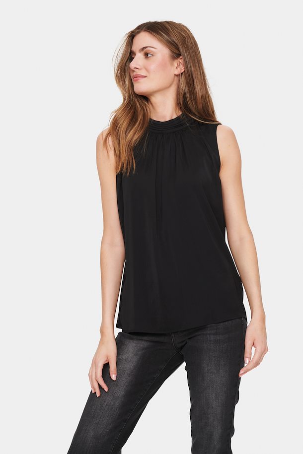 Kjøp Black Saint Tropez fra - AileenSZ Bluse AileenSZ XS-XXL Black Bluse her størrelse