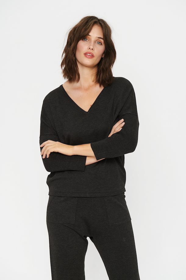 Bristol Grey Melange MilaSZ Pullover from Saint Tropez – Buy Bristol Grey  Melange MilaSZ Pullover from size.