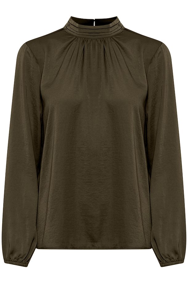 guiden Berettigelse falme Chocolate Brown Blouse with long sleeve from Saint Tropez – Buy Chocolate  Brown Blouse with long sleeve