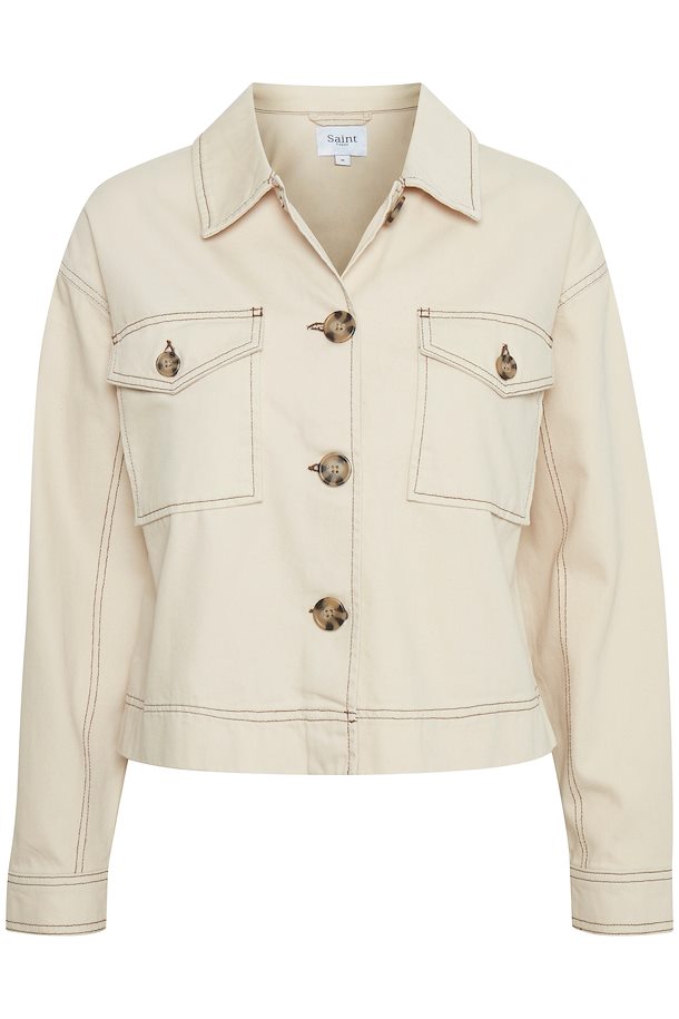 Creme Jacket from Saint Tropez – Buy Creme Jacket from size. XS-XXL here