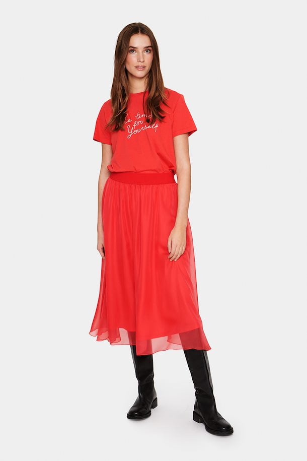 Hibiscus CoralSZ Skirt from Saint Tropez – Buy Hibiscus CoralSZ Skirt from  size. XS-XXL here